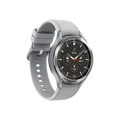 8806092612709-Samsung Galaxy Watch4 Classic - montre connectée - 46mm - 16 Go - argent-Angle gauche-3