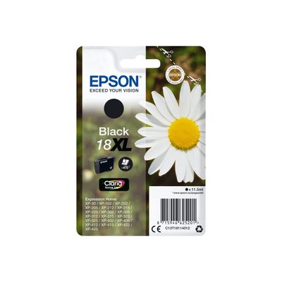 8715946517940-Epson 18XL Pâquerette - noir - cartouche d'encre originale-Avant-1