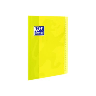 3020120814841-Oxford - Répertoire 17 x 22 cm - 120 pages - petits carreaux (5x5 mm) - disponible dans di-Angle gauche-1