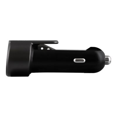 3303170098547-T'nB Xtrem work - chargeur multifonction allume-cigare pour smartphone - 2 USB - noir-Gauche-2