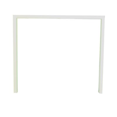 0404000121824-Bureau Bench IRIS - L160 cm - Plan de départ - Pieds blanc - plateau Blanc perle--1