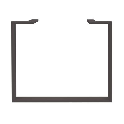 0404000122968-Bureau droit LOFTER - L160 cm - Plateau imitation chêne gris - pied Carbone--2