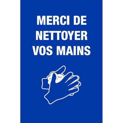 0404000019930-Novus Dahle - Tapis de distanciation sociale - Nettoyage mains - bleu - 60 x 90 cm --0