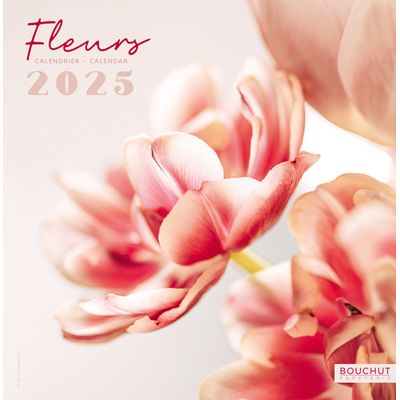 3592930027068-Calendrier illustré BOUCHUT 30 x 30 cm FLEURS 70 %--0