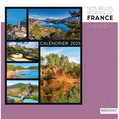 3592930018844-Calendrier illustré BOUCHUT 30 x 30 cm BELLES REGIONS DE FRANCE SUD 70 %--0