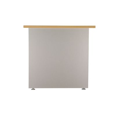 3253310174863-Bureau droit DUAL - L120 - Pieds blanc - plateau blanc--2