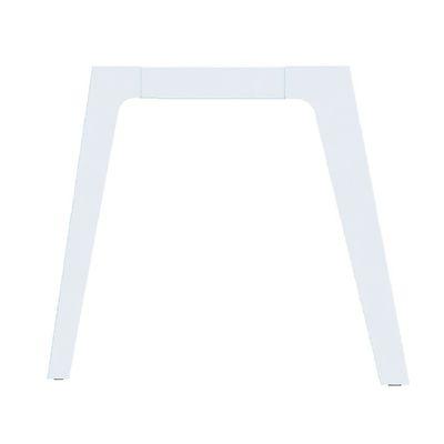 3253310162198-Bureau simple STEELY - L120 cm - Bureau suivant - Pieds blanc - plateau imitation Hêtre--1