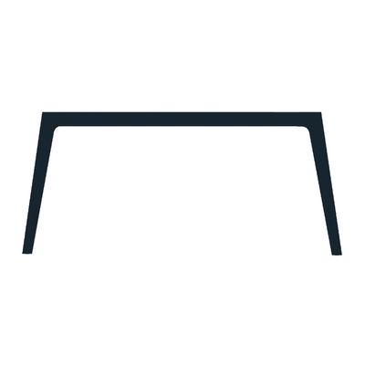 3253310162808-Bureau double STEELY - L160 cm - Double face Depart - Pieds carbone - plateau Blanc perle--1
