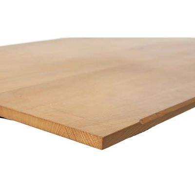 3760350281142-Bureau électrique UGO - L140x80cm - pieds noirs - plateau chêne massif--3