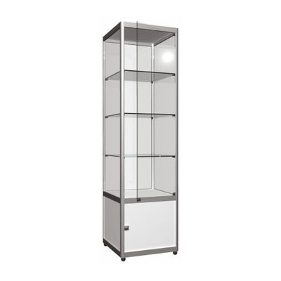2012349446300-Vitrine - L50 x H200 x P50 cm - en colonne avec stockage--0