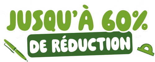 Jusqu'à 60% de réduction