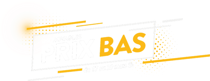 Incroyables prix bas