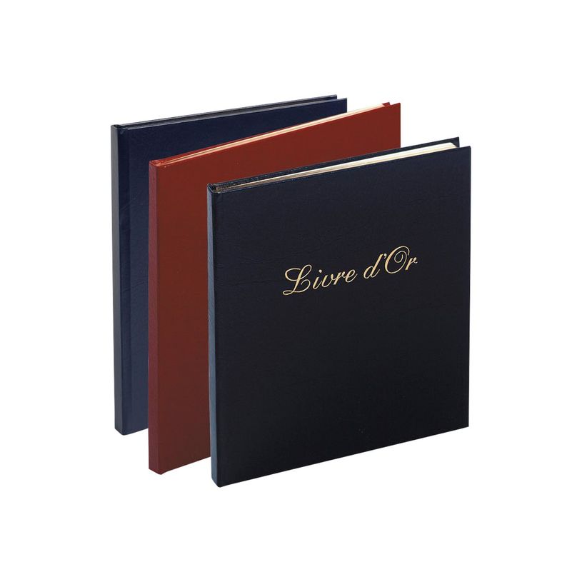 3130630009825-Exacompta Balacron - Livre d'or 21 x 19 cm - disponible dans différentes couleurs-P_982_5-3