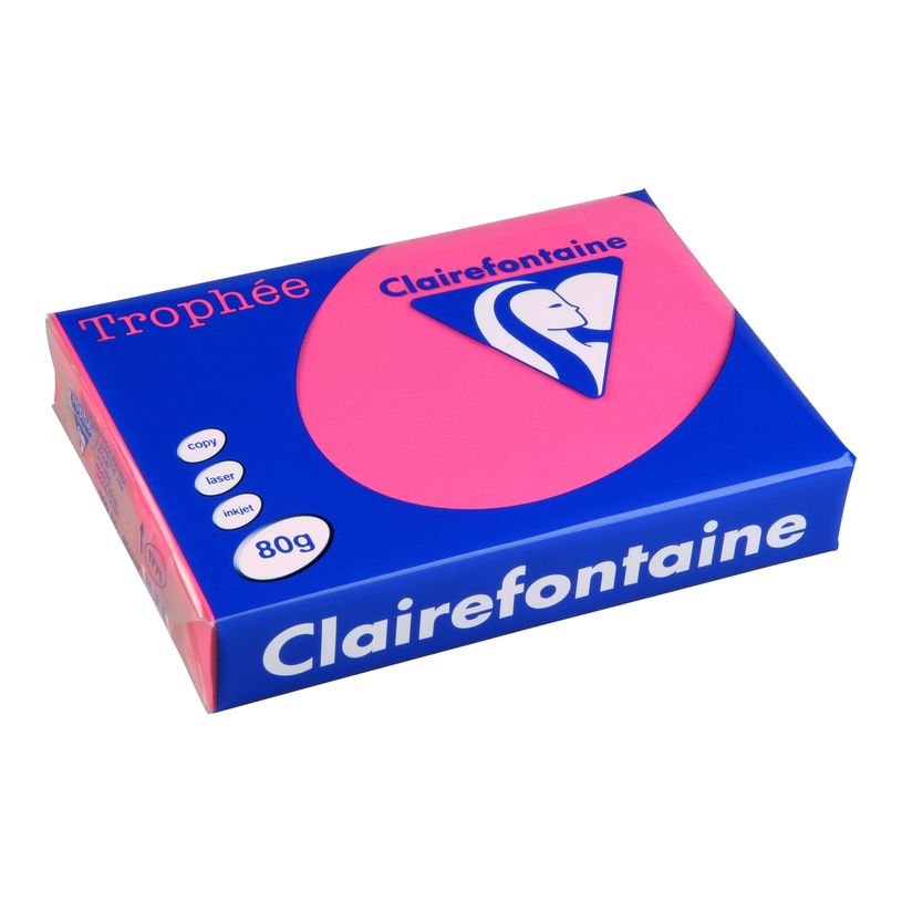 3329680177107-Clairefontaine Trophée - Papier couleur - A4 (210 x 297 mm) - 80 g/m² - Ramette de 500 feuill-P_1771_1-0