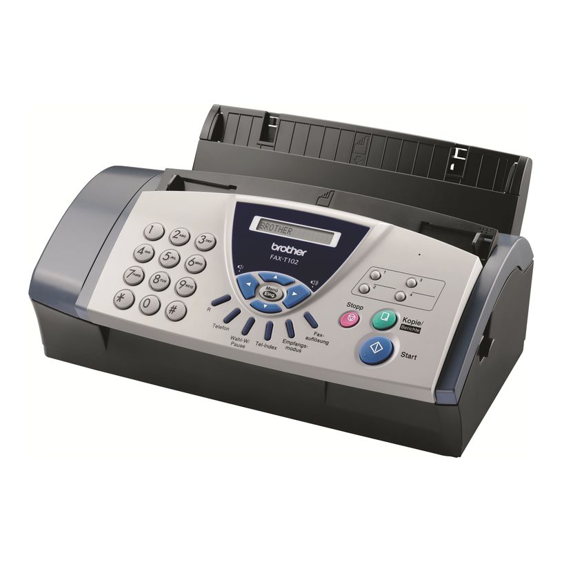 4977766630351-Brother FAX-T102 - télécopieur / photocopieuse (Noir et blanc)-P_8102_1-0