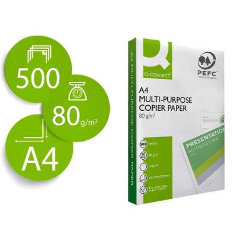 5705831010871-Q-CONNECT - Blanc - A4 (210 x 297 mm) - 80 g/m² - 500 feuille(s) papier-P_9237_1-0