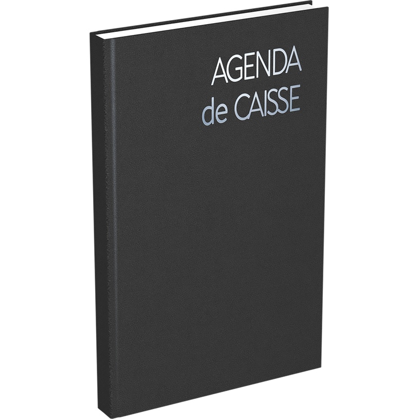 3147280115011-Agenda Perpétuel de Caisse - 1 jour par page - 14 x 22 cm - noir - Lecas-P_10702_4-0