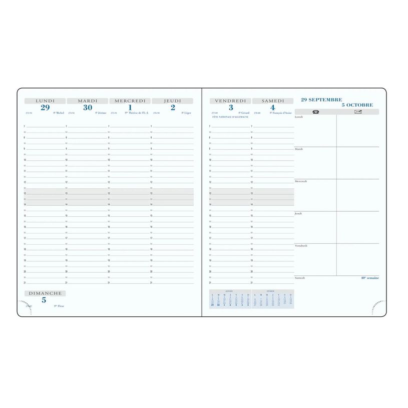 3660942000352-Agenda Winner - 1 semaine sur 2 pages - 18,5 x 22,5 cm - disponible dans différentes couleurs-P_22446_6-4