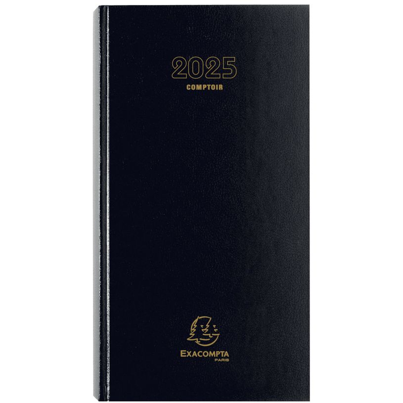 3660942007719-Agenda Comptoir Euro et cents - 1 jour par page - 15 x 27 cm - noir - Exacompta-P_38671_2-0