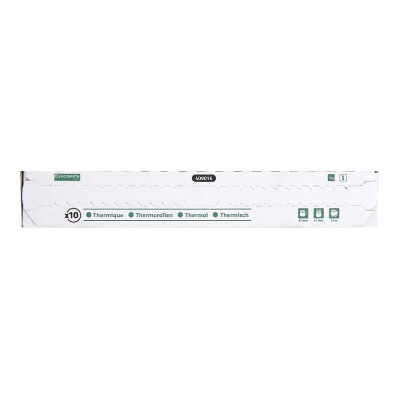 3130633409011-Exacompta - 10 Bobines papier thermique - Rouleau de 57 x 47 x 12 mm - 25 m-P_40901_5-0