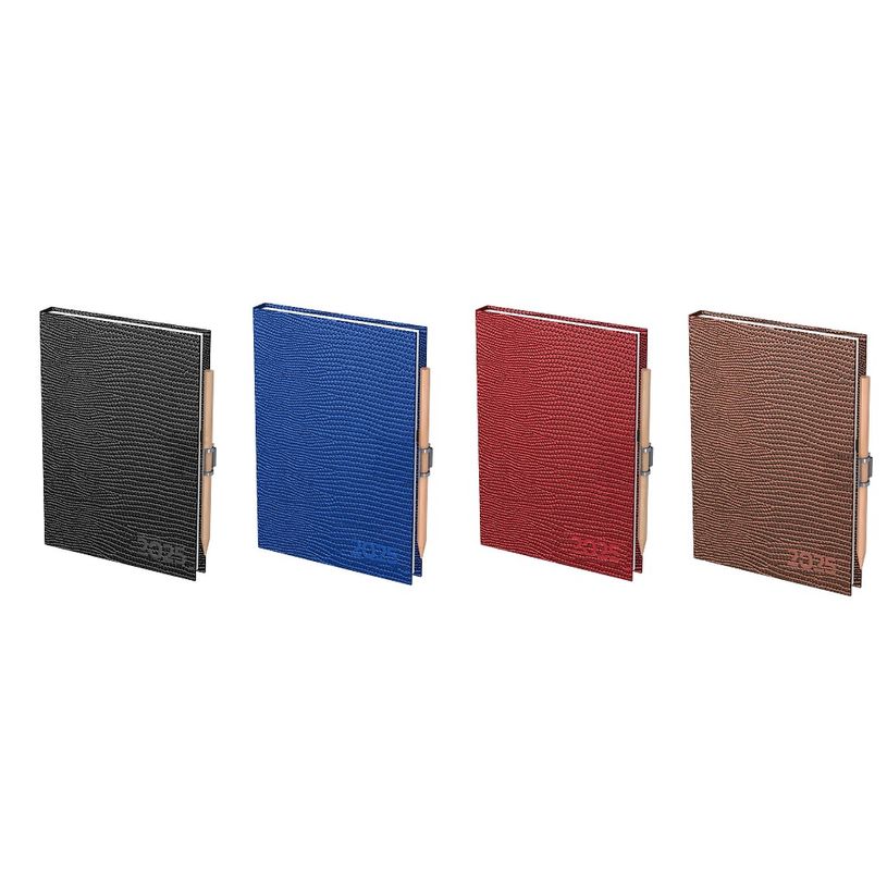 3147281410245-Agenda de poche Lecas Lézard - 2 jours par page - 7,4 x 11 cm - disponible dans différentes -P_41024_1-0