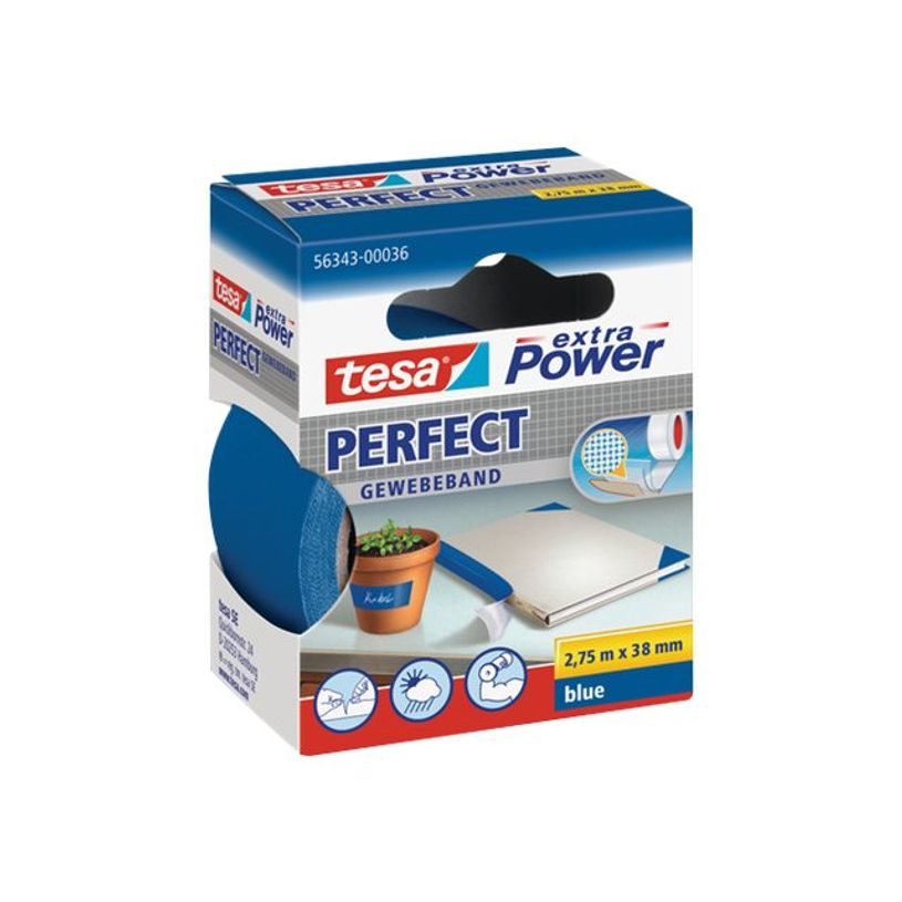 4042448044198-Tesa extra Power Perfect - Ruban adhésif en toile - 38 mm x 2.75 m - bleu-P_56301_2-0