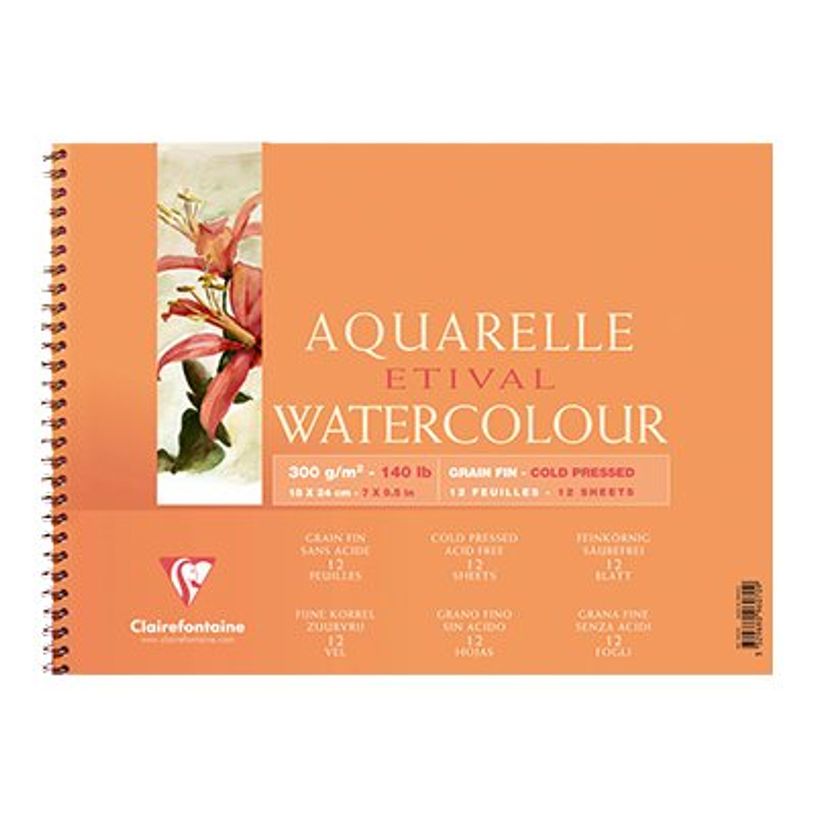 3329680960709-Clairefontaine Etival - Bloc dessin - 12 feuilles - 18 x 24 cm - 300 gr-P_96070_1-0