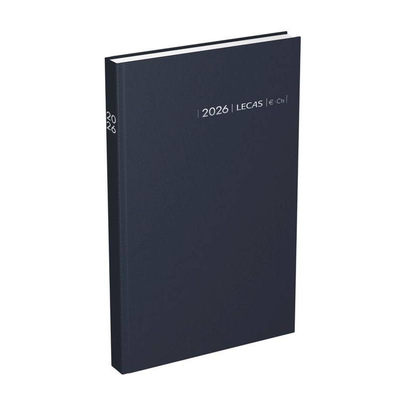 3147281104076-Lecas Couronne Euro Centimes - Agenda 1 jour par page - 12 x 17 cm - disponible dans différentes coule--0