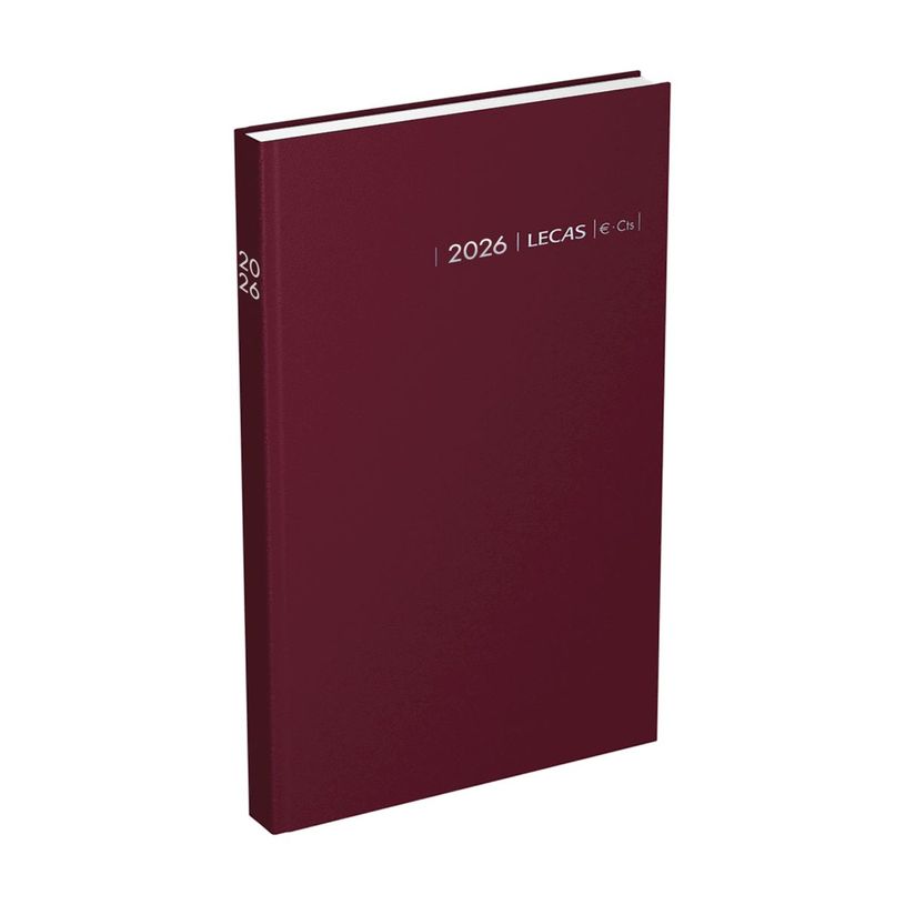 3147281104076-Lecas Couronne Euro Centimes - Agenda 1 jour par page - 12 x 17 cm - disponible dans différentes coule--3
