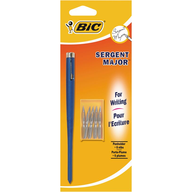 3270220029267-BIC Sergent Major - Porte plume avec 6 plumes - disponible dans différentes couleurs-P_1123500_4-1