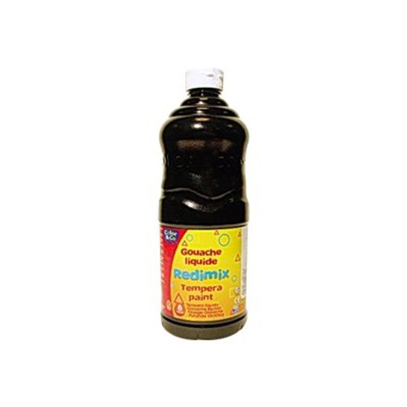 3013641880396-Lefranc Bourgeois REDIMIX - Peinture à tempera gouache - noir - 1 L-P_188039_1-0