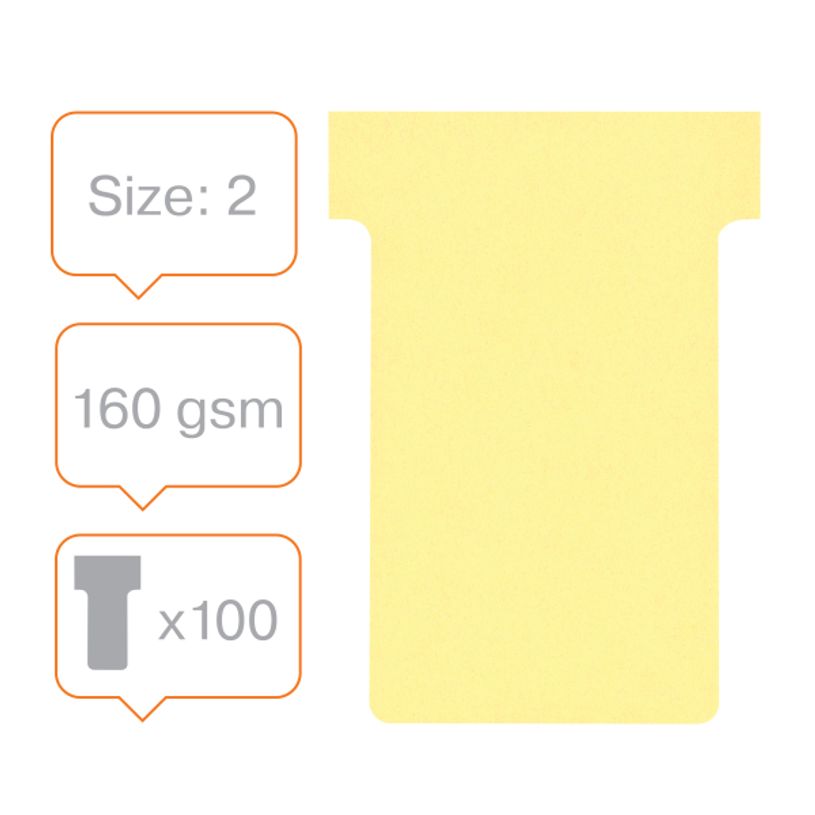3147330066249-Nobo - 100 Fiches en T - Taille 2 - jaune-P_2202004_2-1