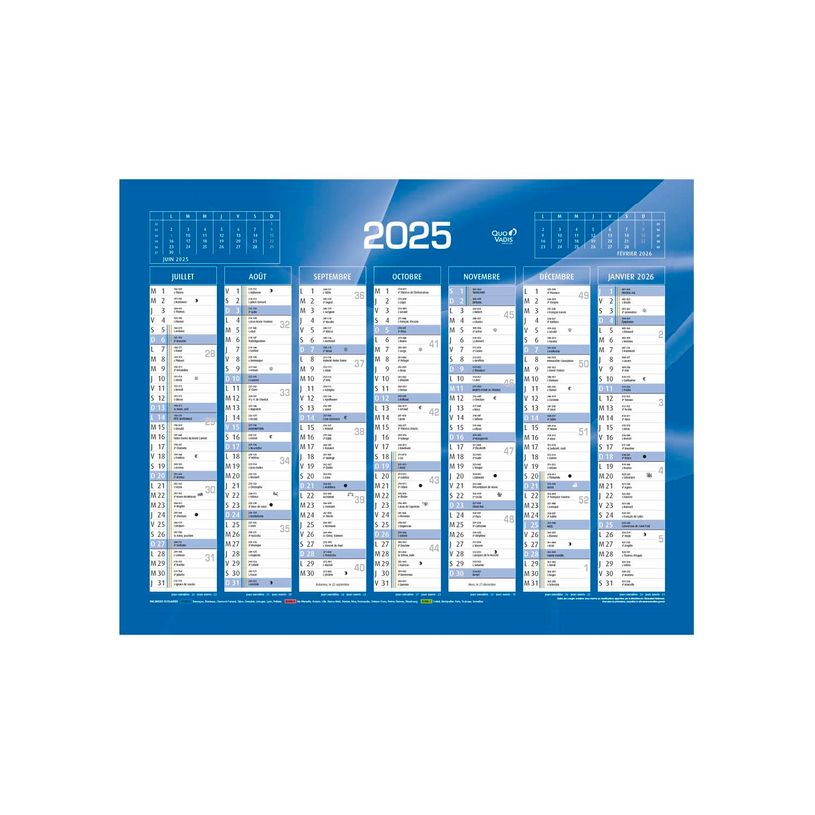 3371010201235-Quo Vadis - Calendrier bancaire 7 mois par face - 33,5 x 43 cm - bleu-P_234299_2-1