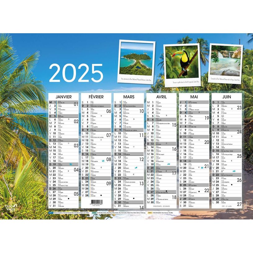 3371010201365-Quo Vadis - Calendrier Fantaisie 6 mois par face - 55 x 40,5 cm - évasion-P_234311_1-0