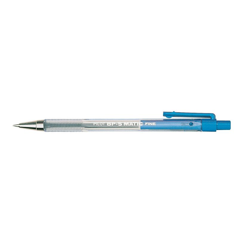 4902505156403-Pilot BP-S Matic - Stylo à bille - rétractable - bleu - 0.7 mm-P_2550209_1-0