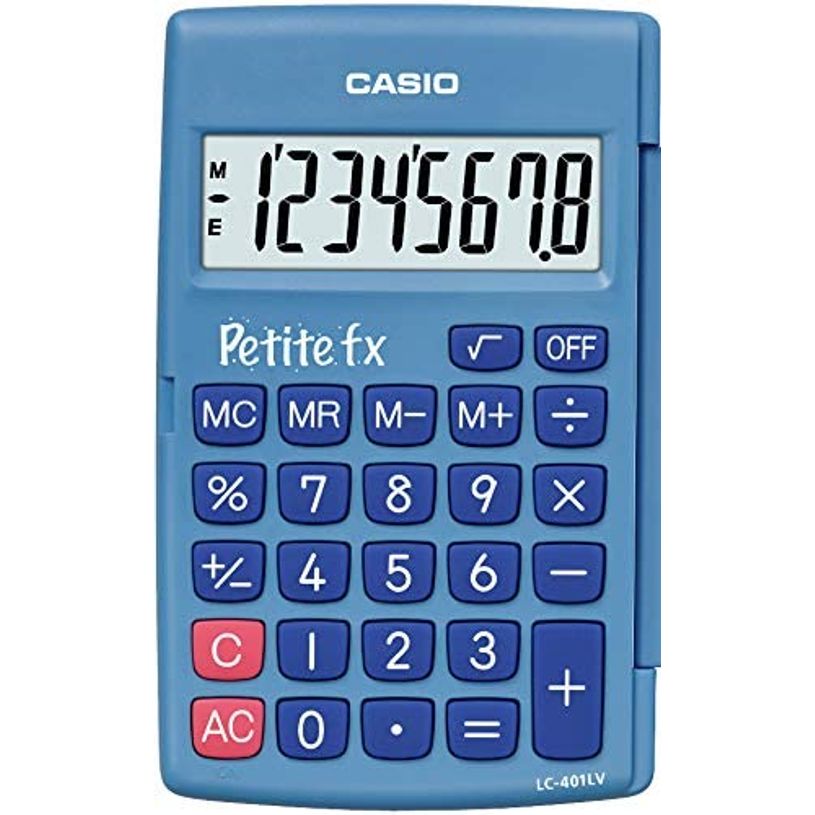 4549526612312-Calculatrice de poche Casio Petit-FX LC-401LV - 8 chiffres - alimentation batterie - bleu-P_282222_2-1