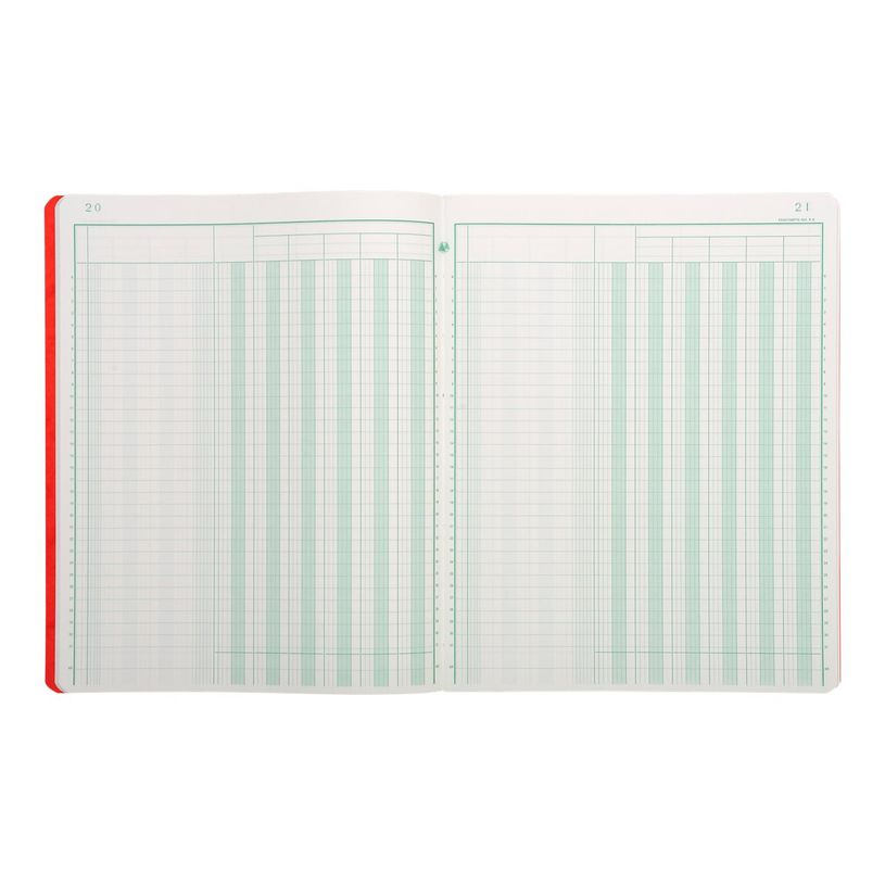 3130632040604-Exacompta - Piqûre comptable - 6 colonnes par page - 32 x 25 cm - 80 pages-P_284060_3-2
