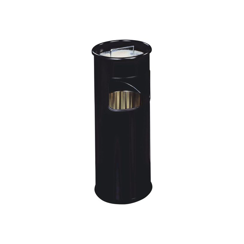 29262694-Durable - Corbeille à papier 17L + cendrier sable - noir-P_2926269_1-0