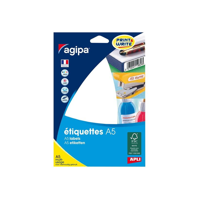 3270241140347-Apli Agipa - Etui A5 - 1088 Étiquettes blanches multi-usages - 11 x 30 mm - coins arrondi-P_300001083_1-0