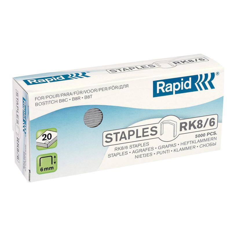 0403000052404-Rapid Standard - 5000 agrafes - RK8/6 - 6 mm - métal galvanisé-P_300005240_1-0