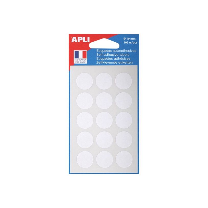 3270241119411-Apli Agipa - 105 Étiquettes blanches rondes - diamètre 19 mm - réf 111830-P_300006684_1-0
