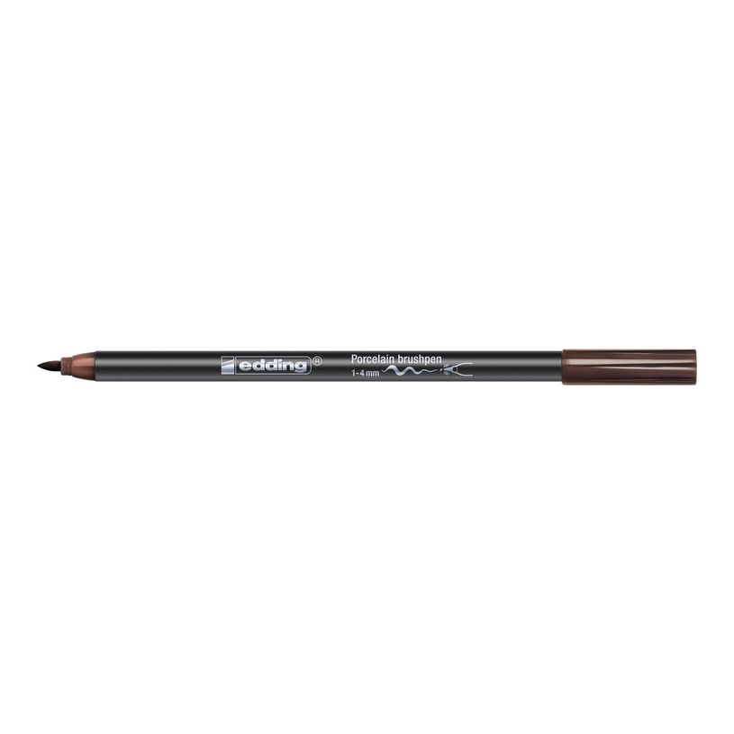 4004764928149-et de 6 feutres pinceau pour porcelaine Edding 4200 – Couleurs classiques – Résistant-P_300020874_5-4