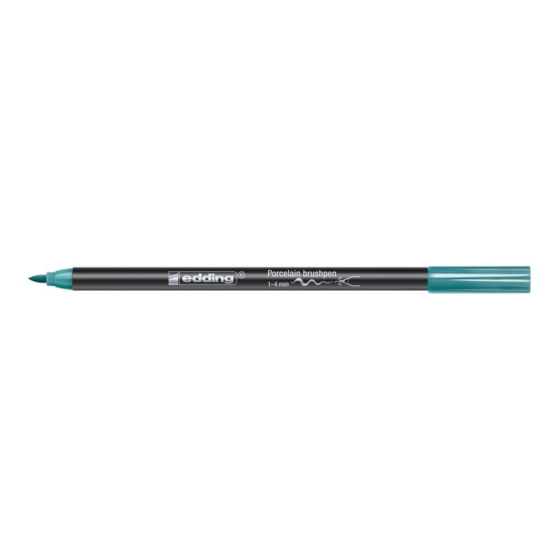 4004764960699-Set de 6 pinceaux pour porcelaine Edding 4200 – Couleurs froides - pointe pinceau 1-4 mm - encre pigmentée résistante à l-P_300020875_1-0