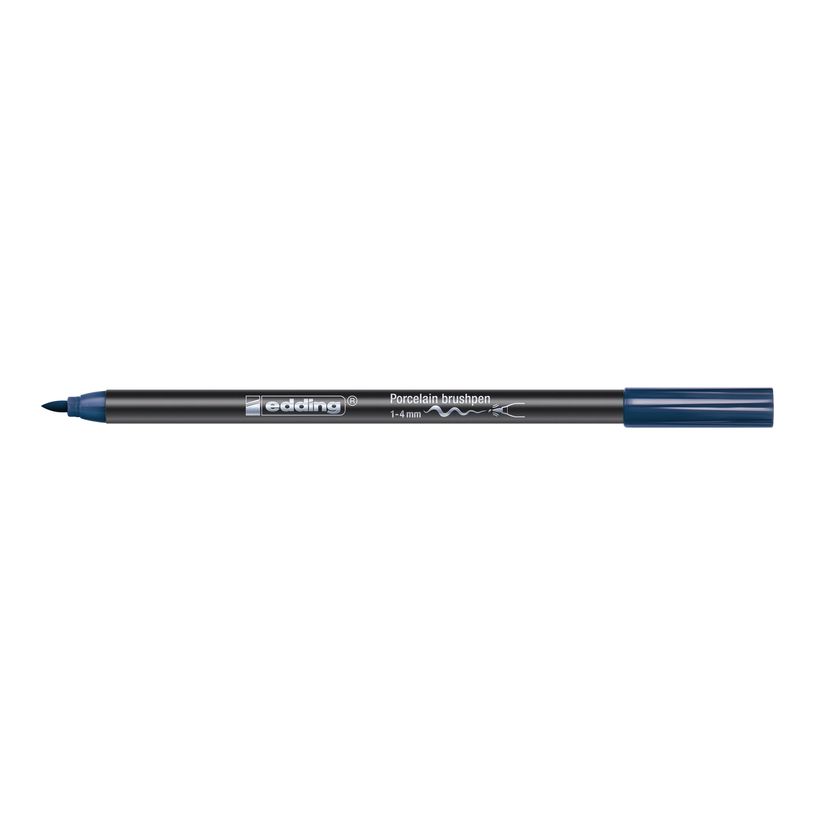 4004764960699-Set de 6 pinceaux pour porcelaine Edding 4200 – Couleurs froides - pointe pinceau 1-4 mm - encre pigmentée résistante à l-P_300020875_2-1