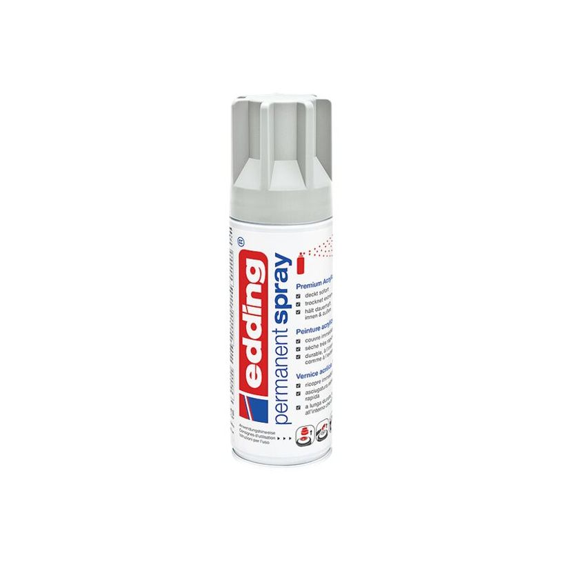 4004764967292-Edding 5200 -  Bombe de peinture acrylique - gris clair - mat - 200 ml-P_300021321_1-0