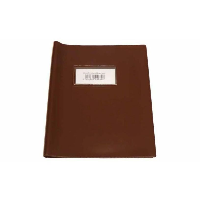 5414202042099-Bronyl - protège cahier - A5 - brun--0