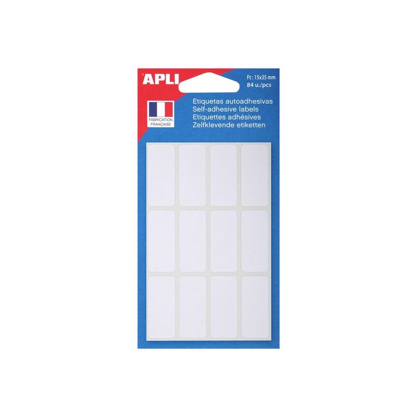 3270241119213-Apli Agipa - 84 Étiquettes blanches multi-usages - 15 x 35 mm - coins arrondis - réf 111-P_300031531_1-0