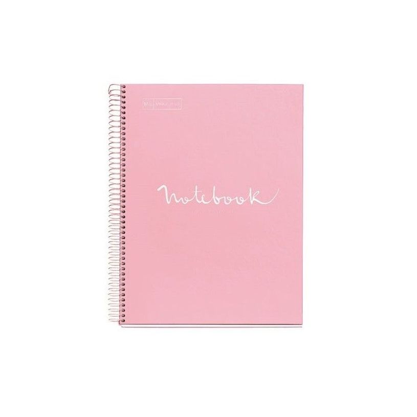 8422593460566-Notebook Emotions, couverture rigide, A4, quadrillage 5x5 mm, 80 feuilles de 1 couleur,Miq-P_300032965_1-0