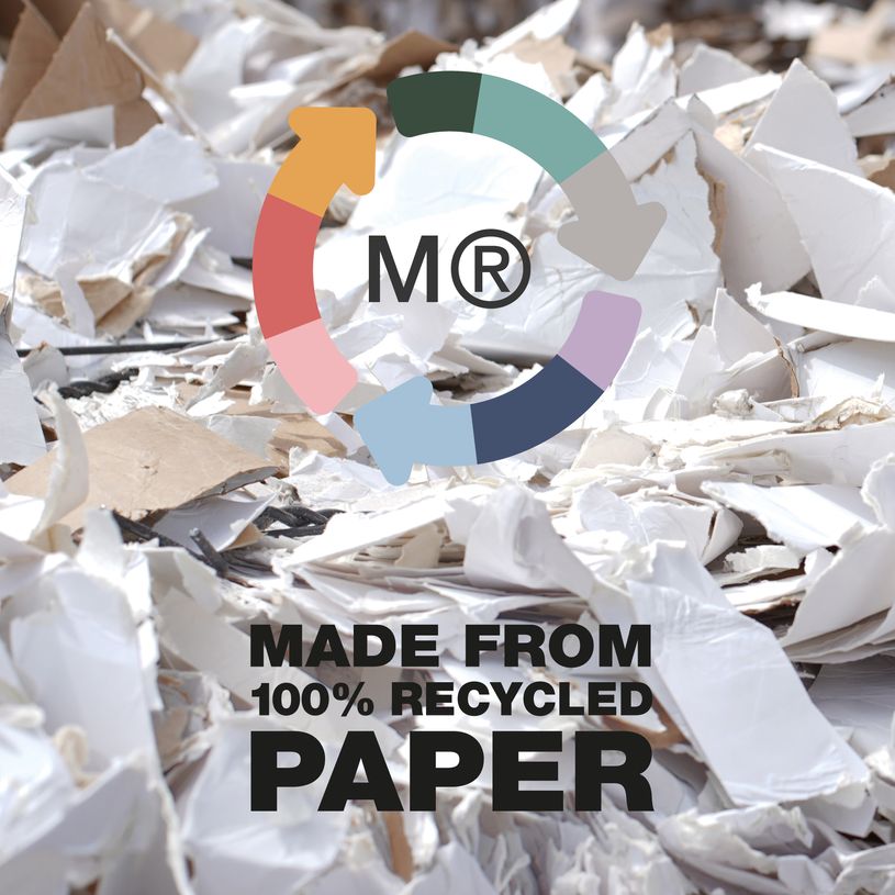 8422593060308-Notebook Miquelrius ECO DESIGN KRAFT, carton recyclé,  A5 quadrillage 5x5 mm,  120 feuilles de 4 coule--3