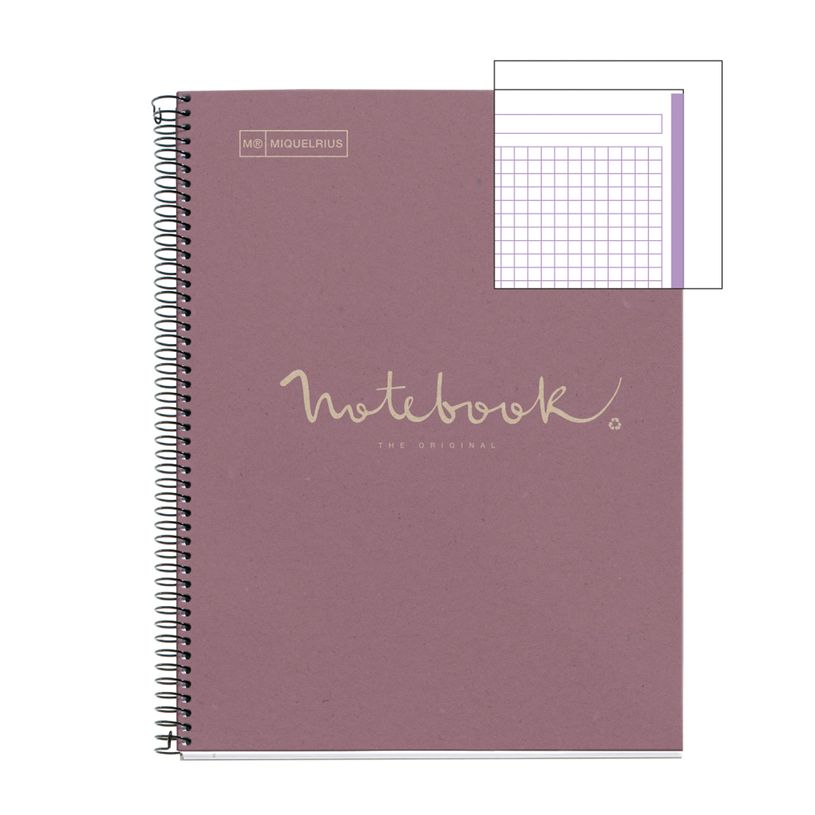 8422593060902-Notebook ECO EMOTIONS, carton recyclé, A4, quadrillage 5x5 mm, 80 feuilles de 1 couleur, -P_300038165_2-1